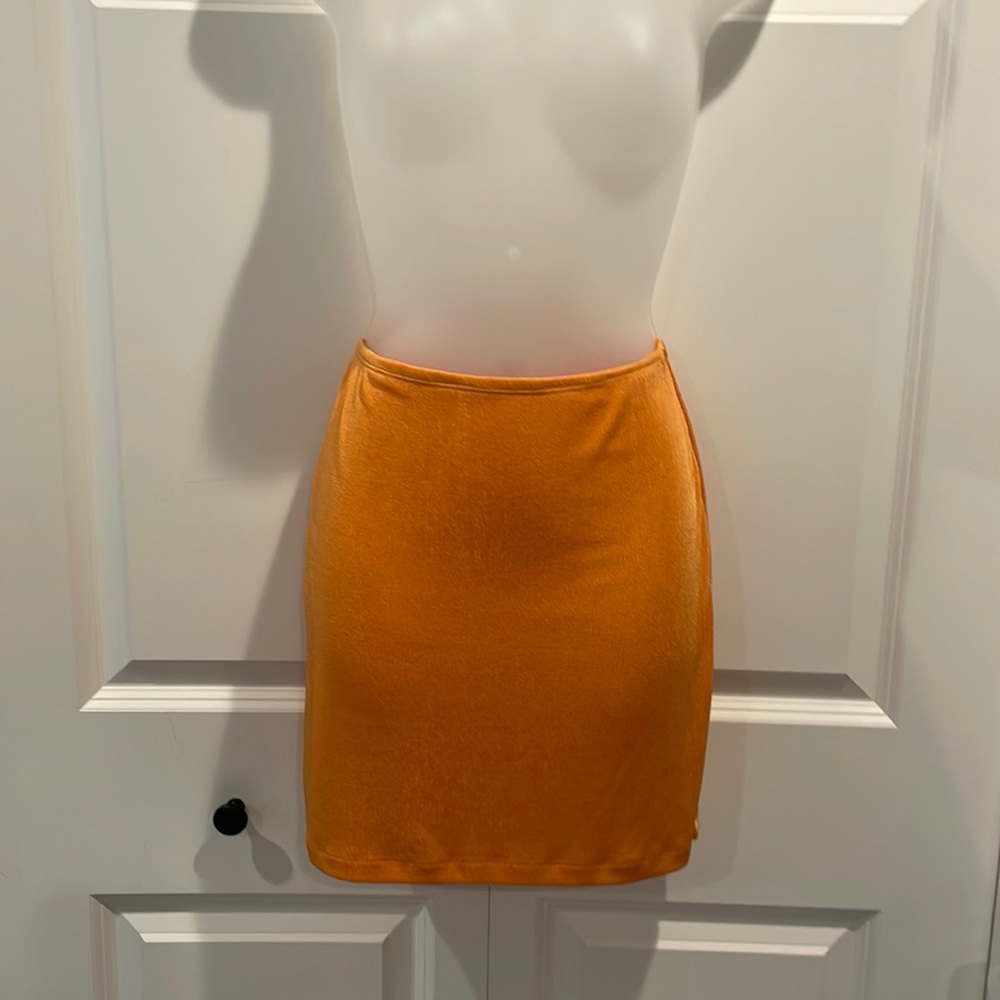 Princess Polly Orange Mini Skirt